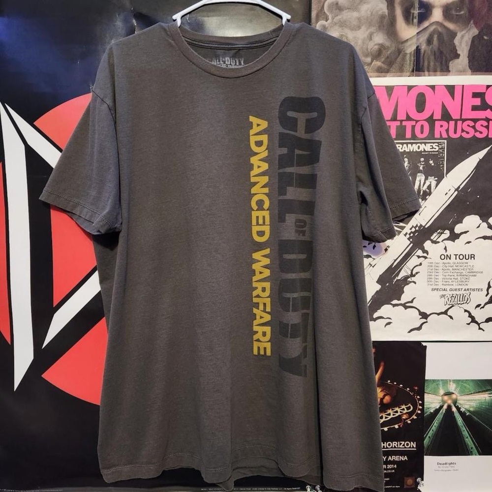 Cyber Grunge style 2014 call of duty advanced warfare promo shirt